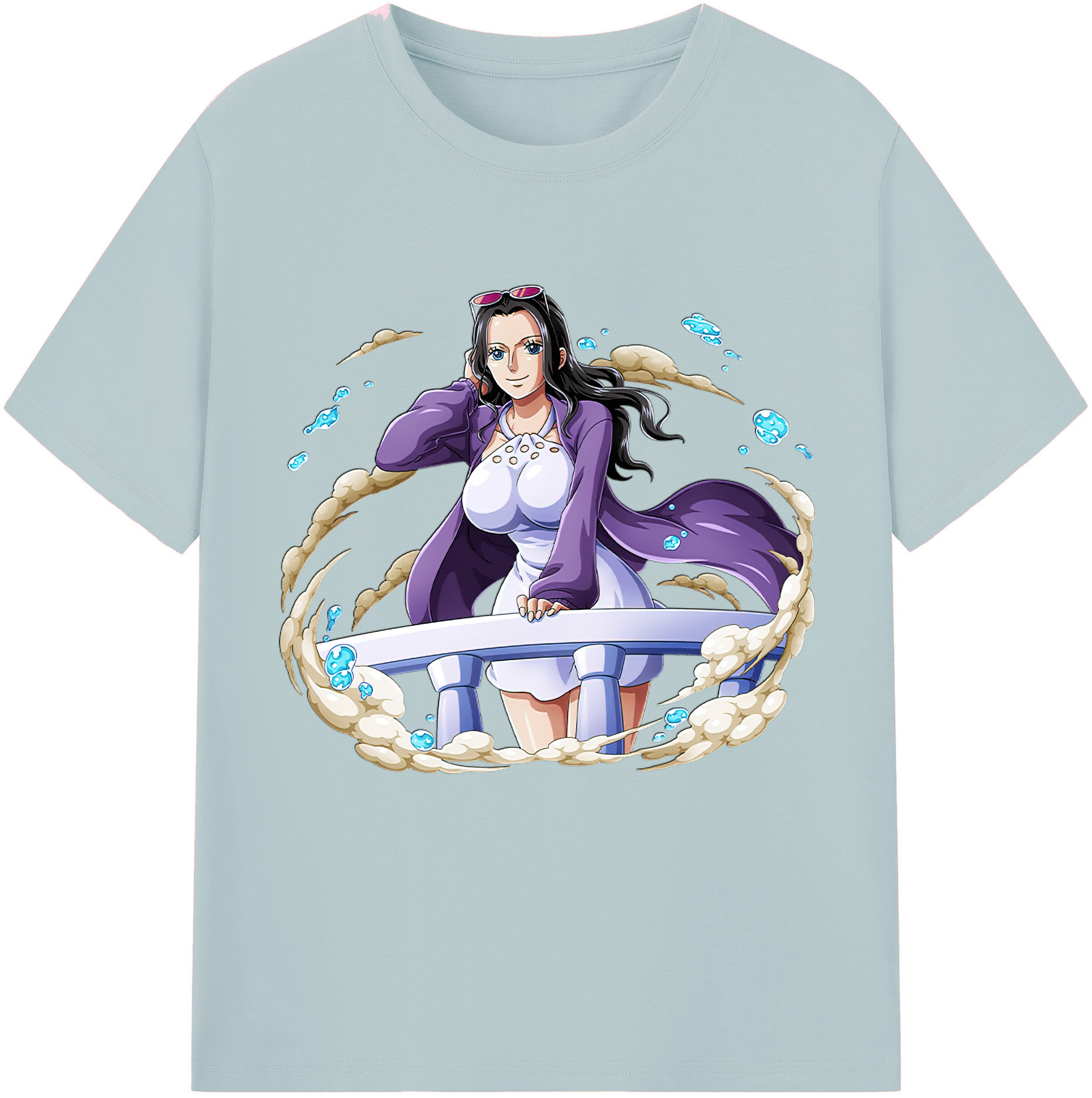 ワンピース ニコ・ロビン ONE PIECE Nico Robin 綿100％半袖Tシャツ（フロントプリント）
